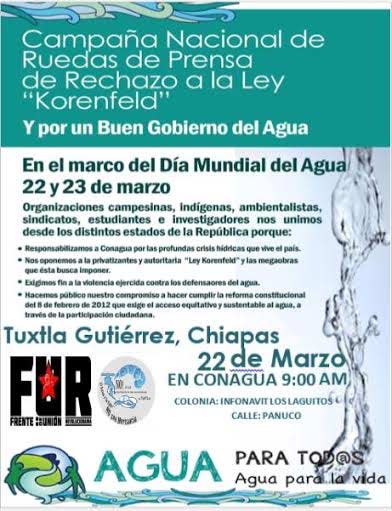 Tuxtla Gutiérrez – Celebración por el día mundial del agua
