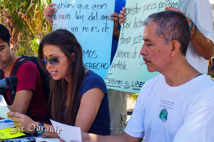 Reportaje gráfico de la jornada de rueda de prensa e información a la ciudadanía, Playa del Carmen, Quintana Roo.