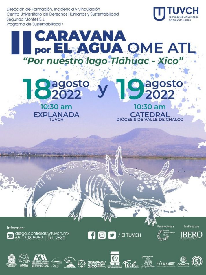 Caravana por el Agua Ome Atl 18 y 19 agosto