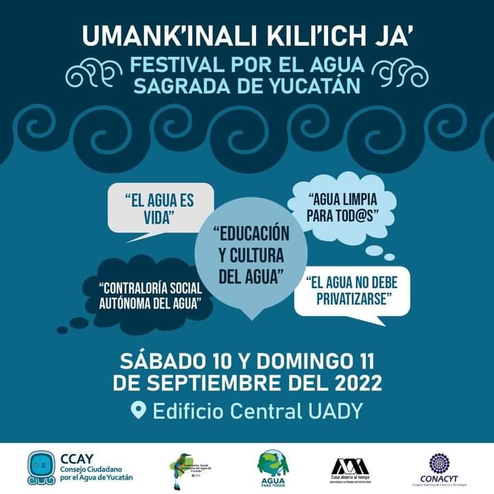 Festival por el Agua  Sagrada de Yucatán.UMANKINALI KILI’ICH JA