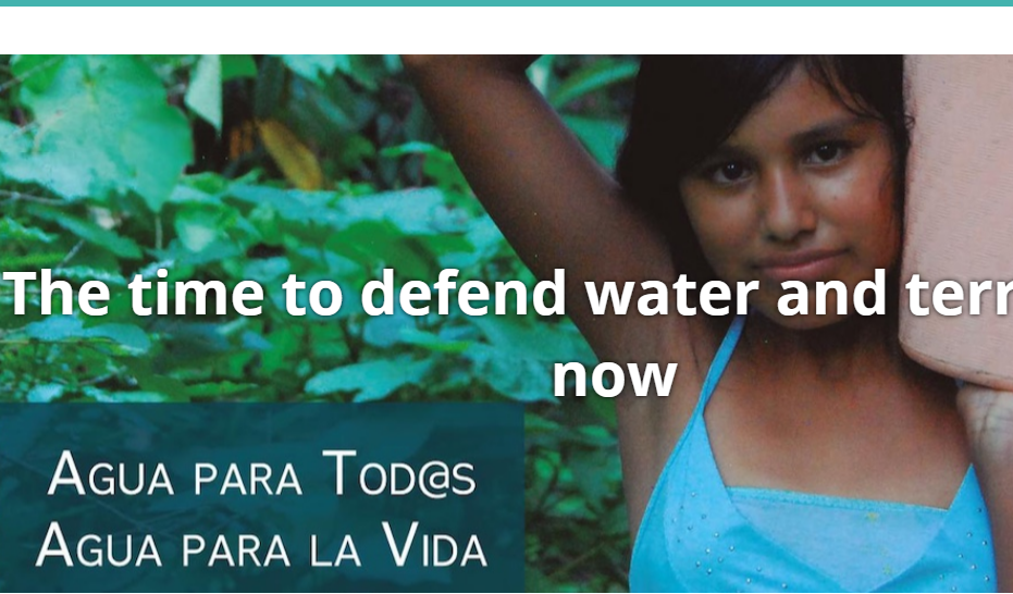 «People’s control over water in Mexico»