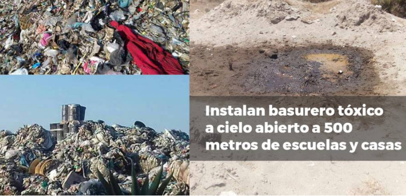 Basurero tóxico en Puebla