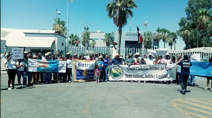 Galería protesta de nacional en defensa del agua
