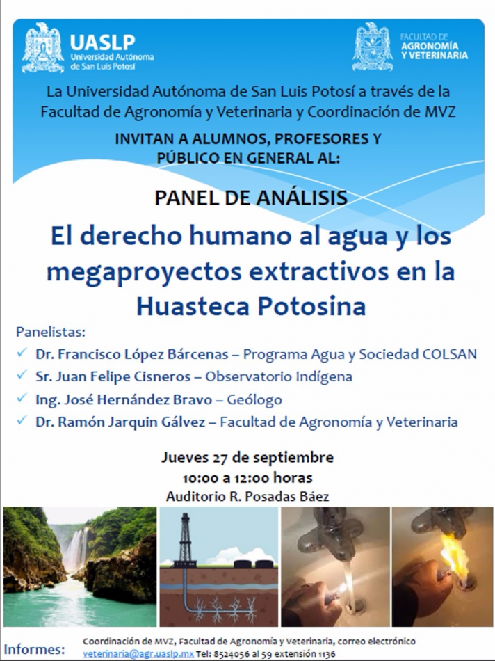 Derecho humano al agua y los megaproyectos extractivos en la Huasteca Potosina