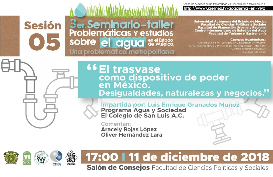 3er seminario-taller problemáticas y estudios sobre el agua