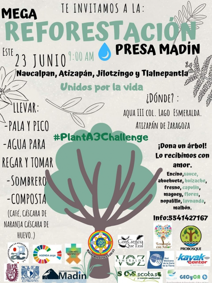Mega Reforestación Presa Madín (23 junio)