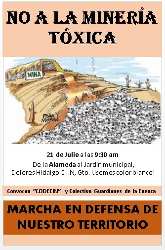 Mineria Toxica (21 de Julio a las 9:00 a.m)