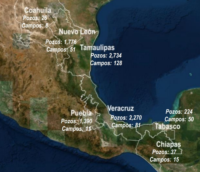 CNH revela fracking en 8 mil 400 pozos en México