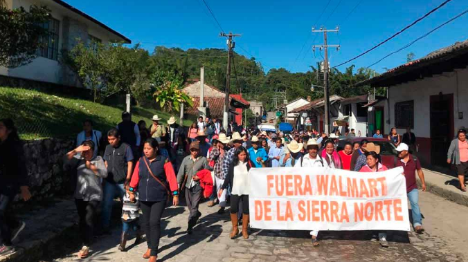 Tres mil indígenas de la Sierra Norte de Puebla rechazan hidroeléctrica para Walmart · Talacha informativa