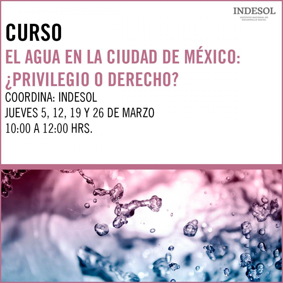 El agua en la Ciudad de México: ¿privilegio o derecho?