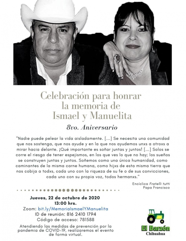 Honremos la memoria de Ismael y Manuelita ¡Nos vemos en un ratito!